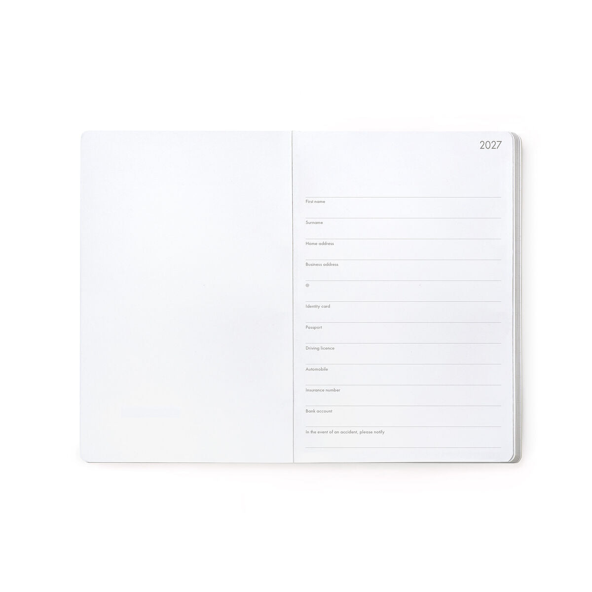 Agenda 12 Mois Semainier Photographique Medium 2027 - Fairy Tale