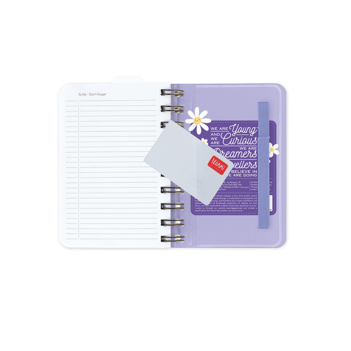 Agenda 12 Mois Journalier Small À Spirale 2027 - Daisy