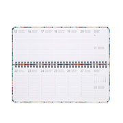 Agenda de Bureau 12 Mois Desk Planner 2027 - Travel Stickers