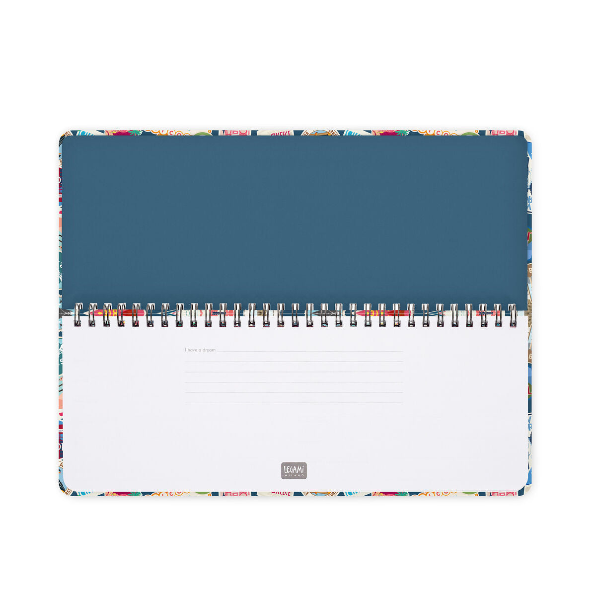 Agenda de Bureau 12 Mois Desk Planner 2027 - Travel Stickers