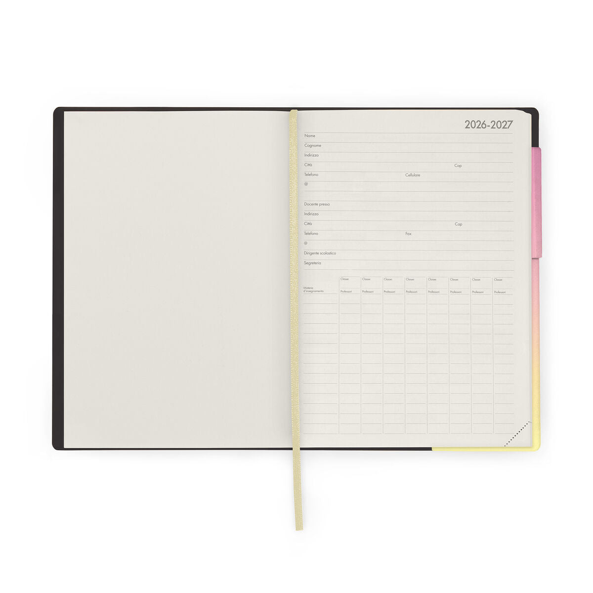 Agenda de l'Enseignant 2026/2027 Semainier 13 Mois - Sunrise Lover