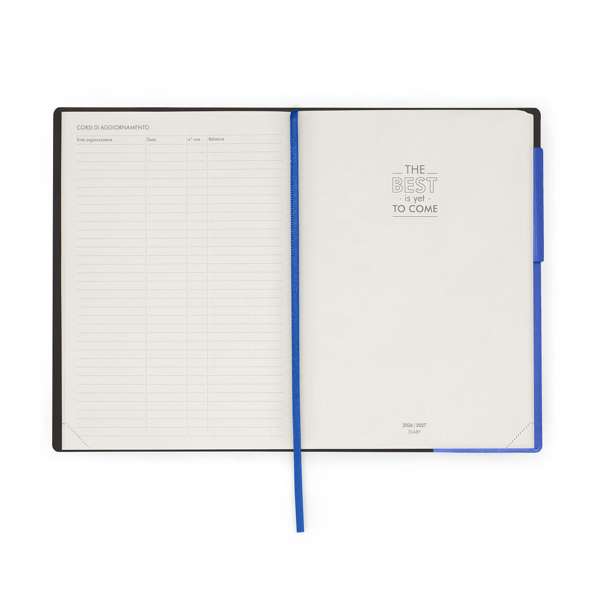 Agenda de l'Enseignant 2026/2027 Semainier 13 Mois - Eclectic Blue