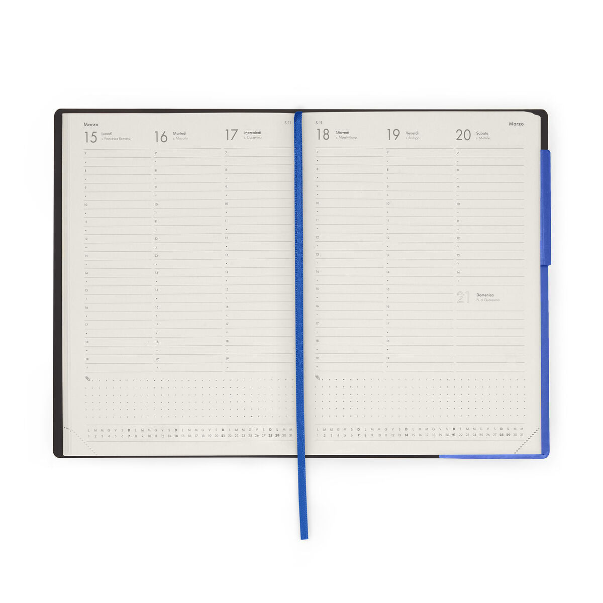 Agenda de l'Enseignant 2026/2027 Semainier 13 Mois - Eclectic Blue