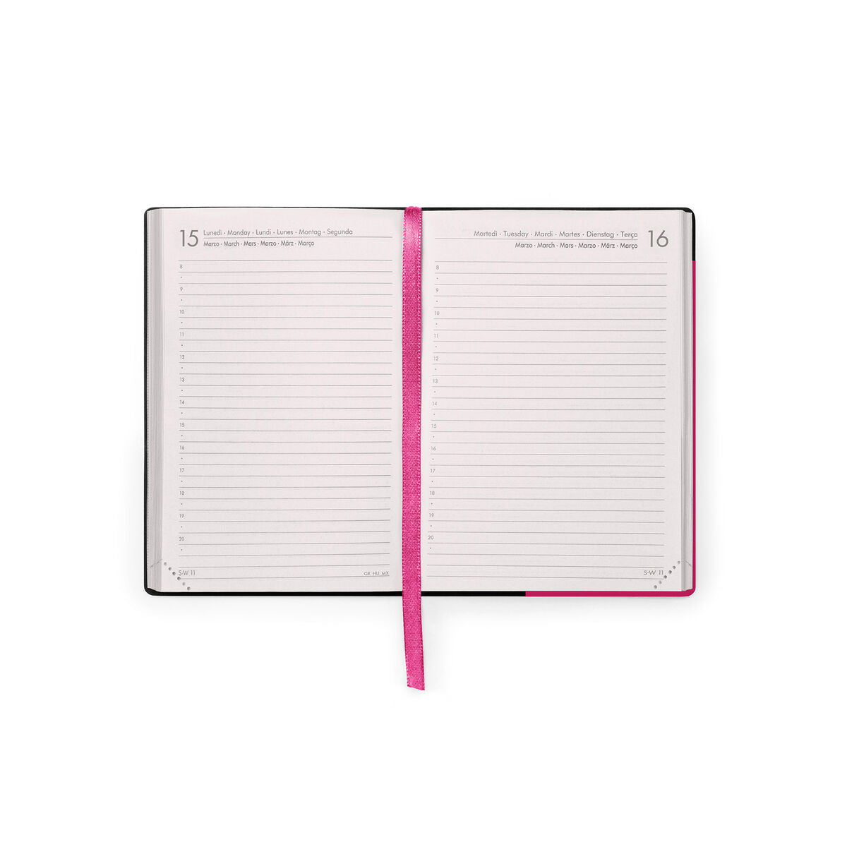 Agenda 2026/2027 Journalier 16 Mois - Raspberry Jam - Small