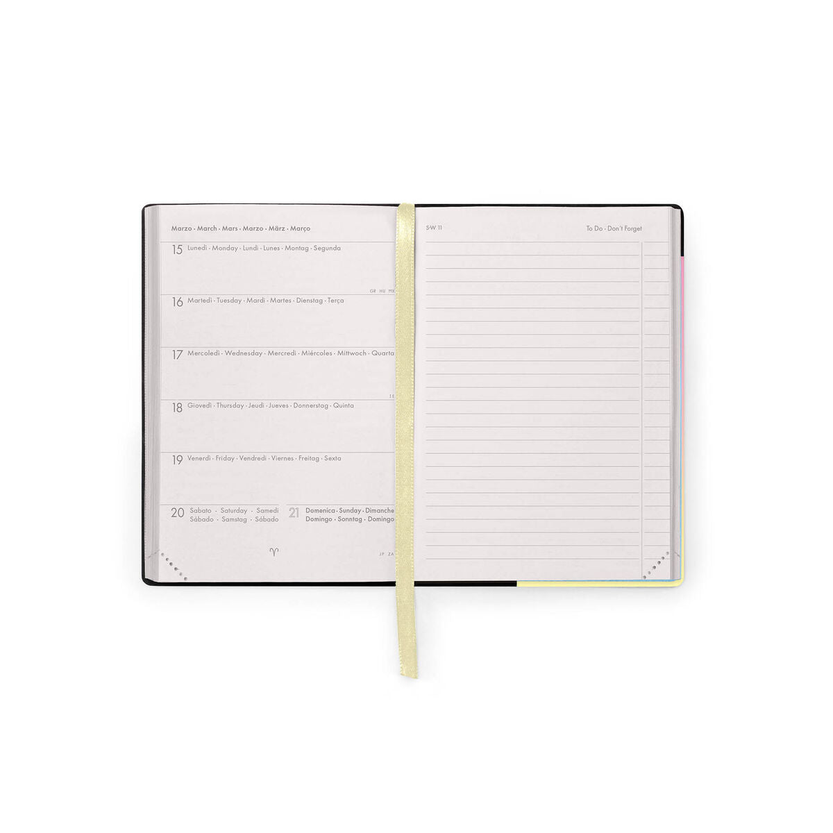 Agenda 2026/2027 Semainier 16 Mois - Sunrise Lover - Small Avec Section pour Notes