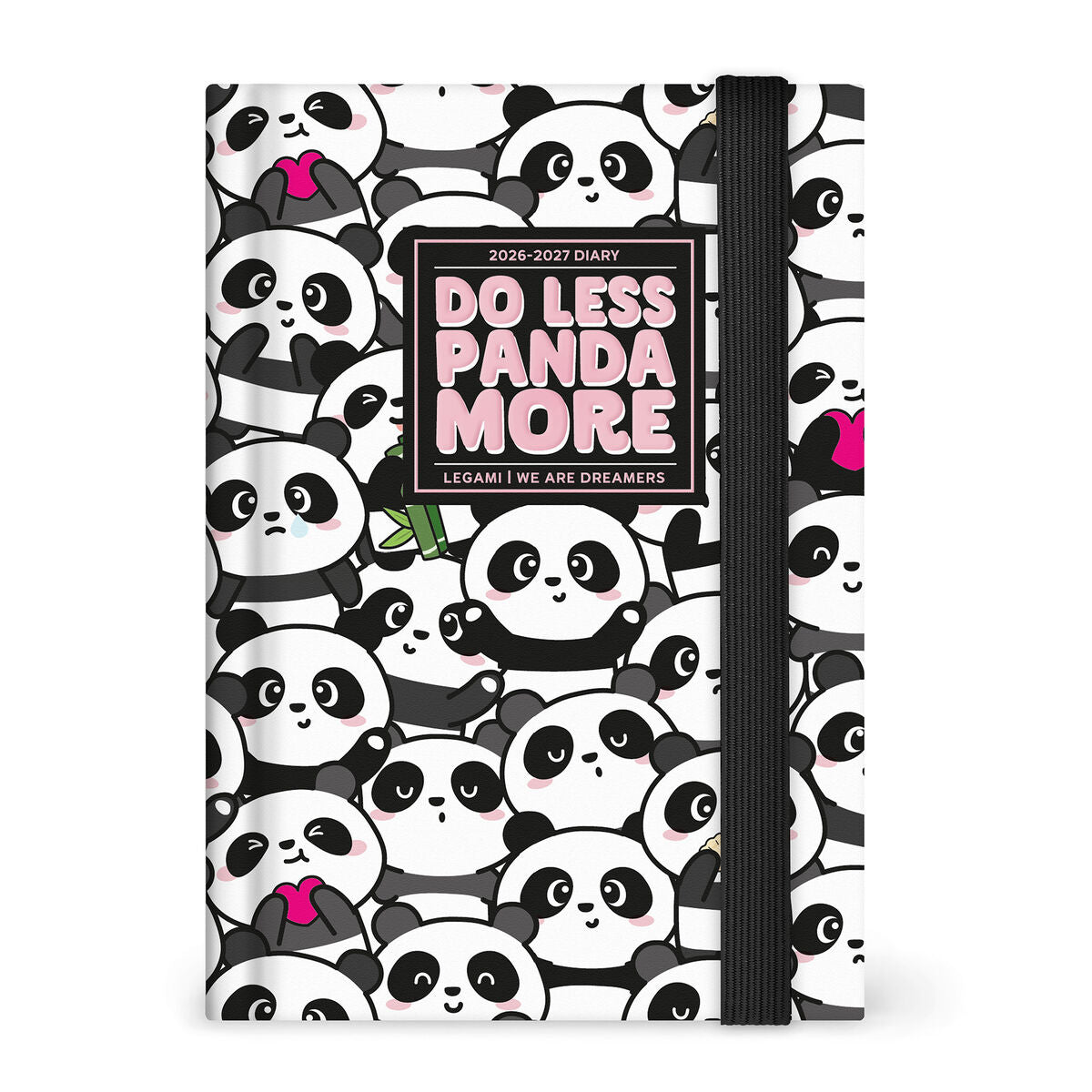 Ordre du jour 2026/2027 Journalier Photographique 16 Mois - Panda - Small