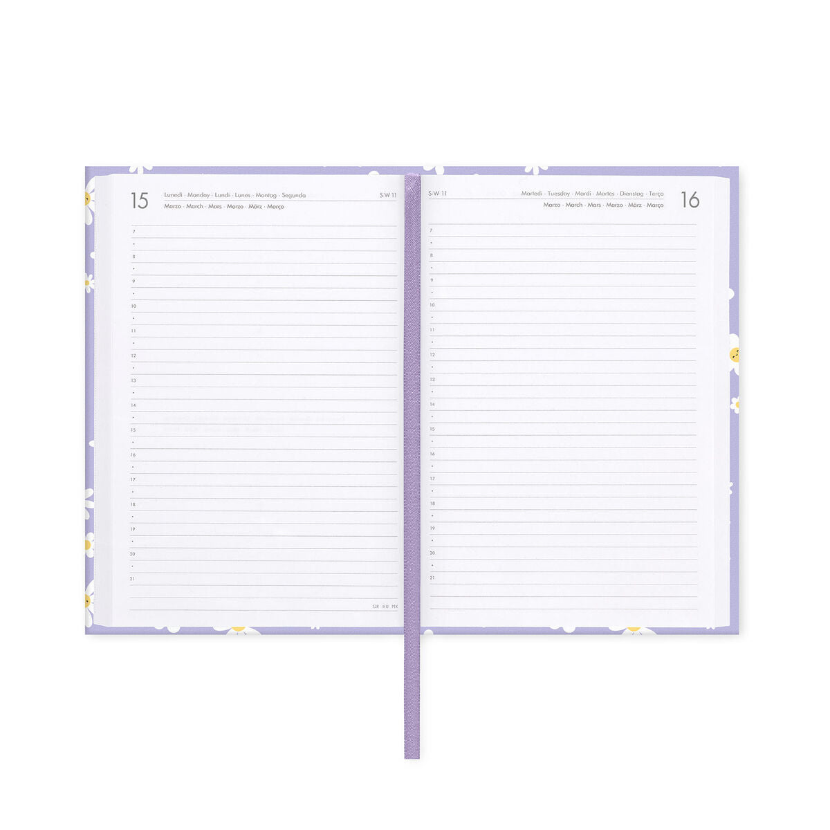 Agenda 2026/2027 Journalier Photographique 16 Mois - Daisy - Medium