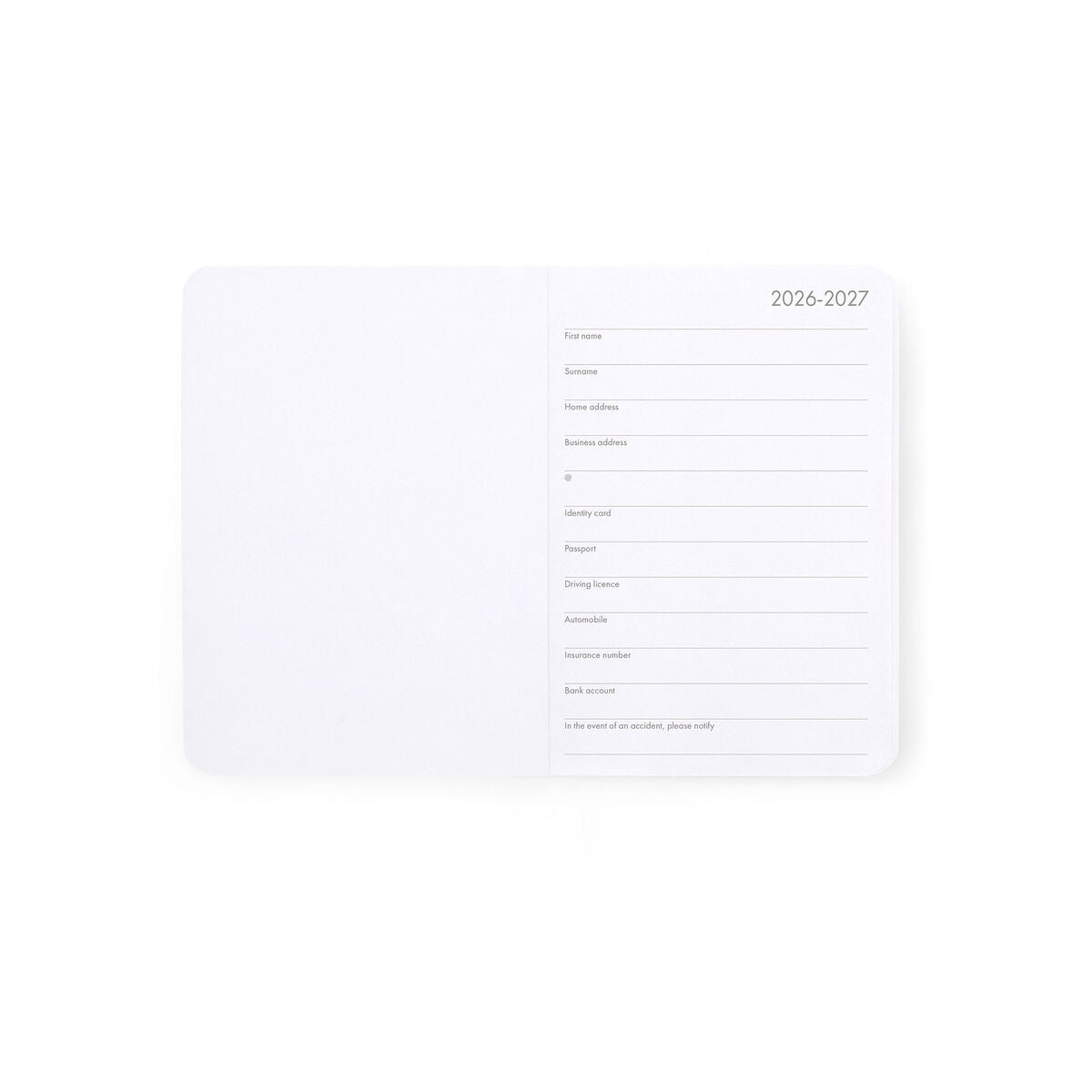 Agenda 2026/2027 Semainier Photographique 16 Mois - Travel Stickers - Small Avec Section pour Notes