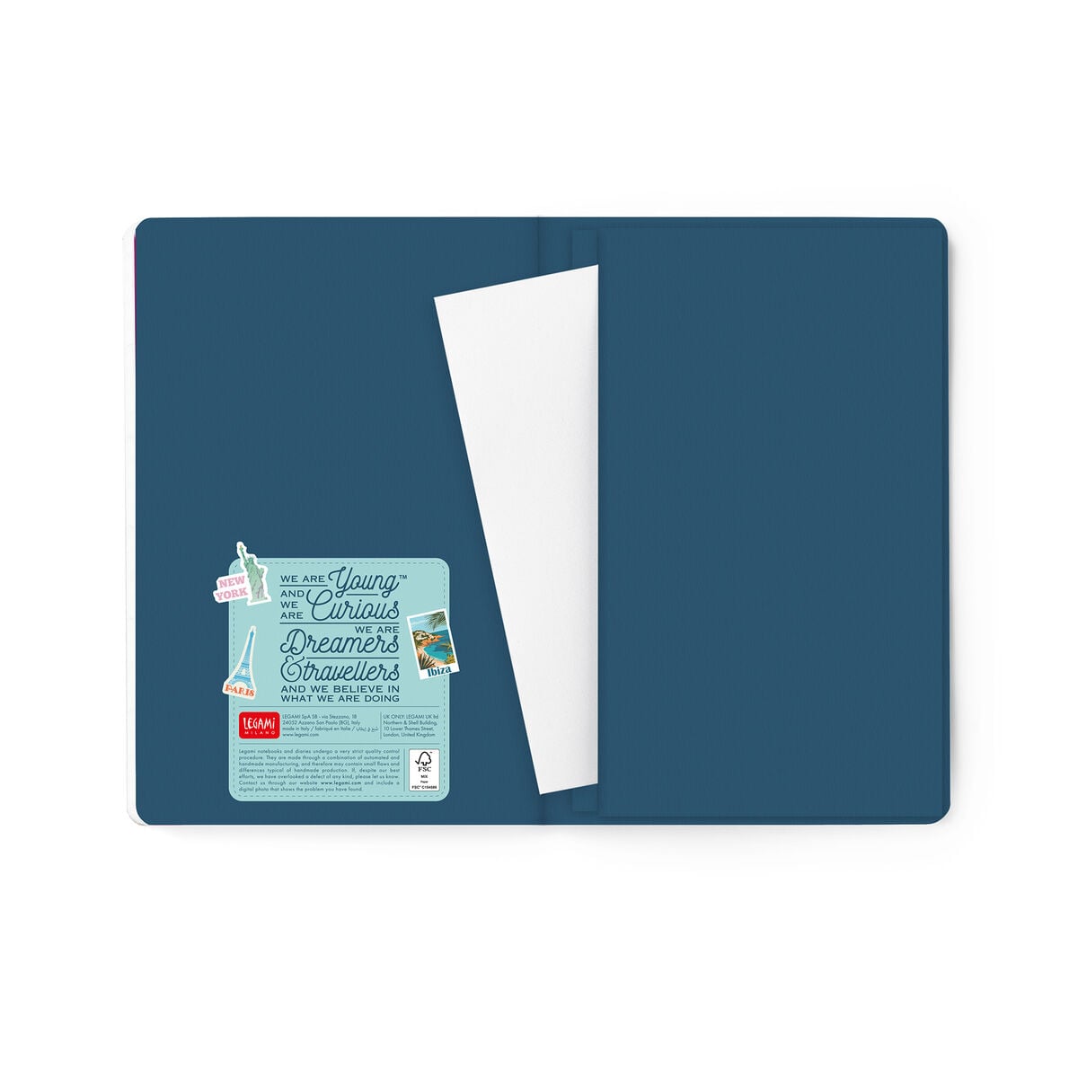 Agenda 2026/2027 Semainier Photographique 16 Mois - Travel Stickers - Medium