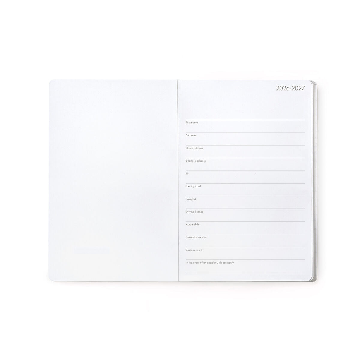Agenda 2026/2027 Semainier Photographique 16 Mois - Teddy Bear Pink - Medium
