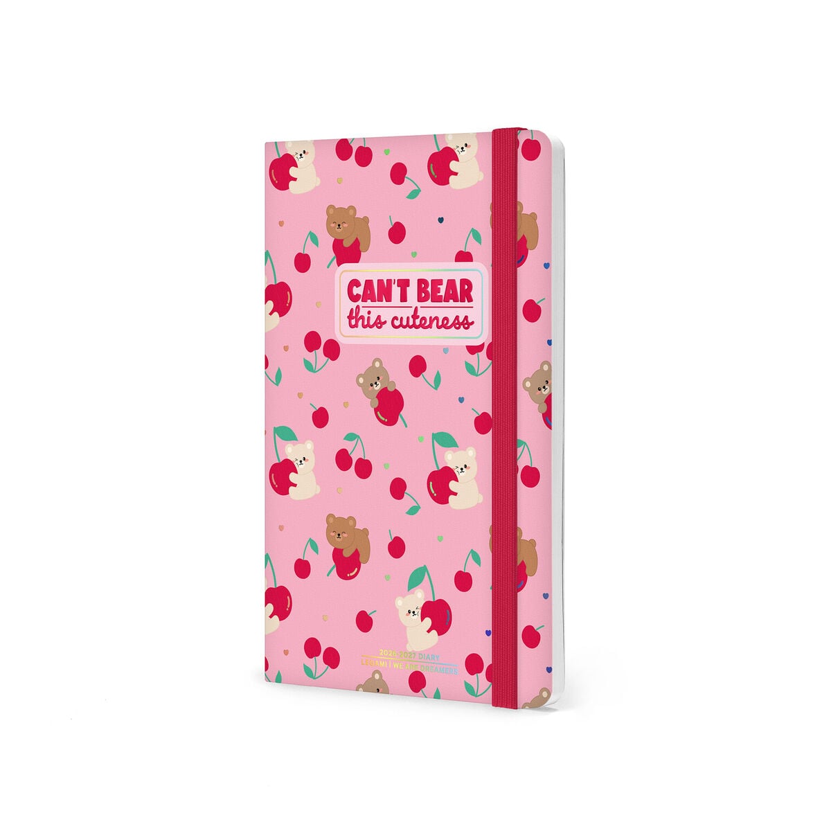 Agenda 2026/2027 Semainier Photographique 16 Mois - Teddy Bear Pink - Medium