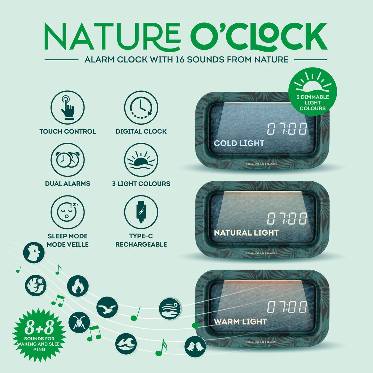 Réveil sons de la nature
