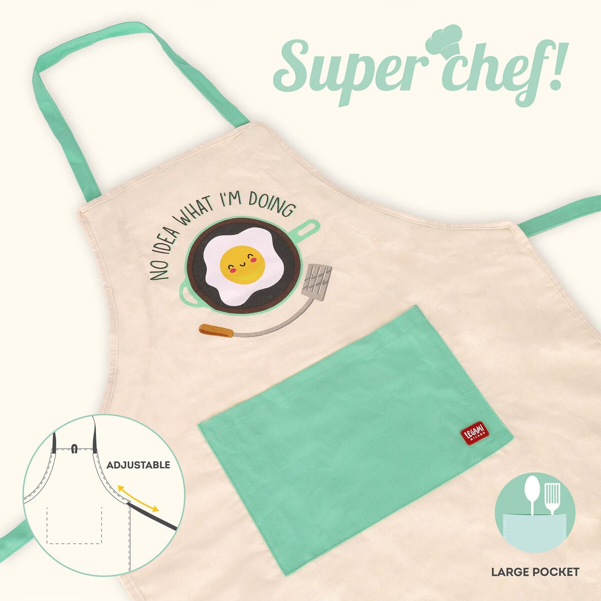 Tablier de Cuisine Egg - Super Chef
