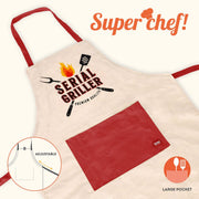 Tablier de Cuisine Serial Griller - Super Chef