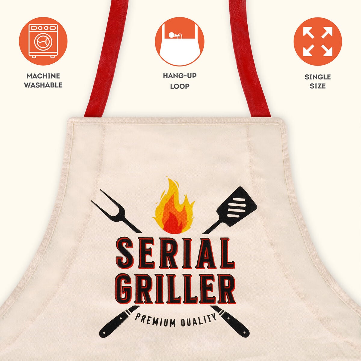 Tablier de Cuisine Serial Griller - Super Chef