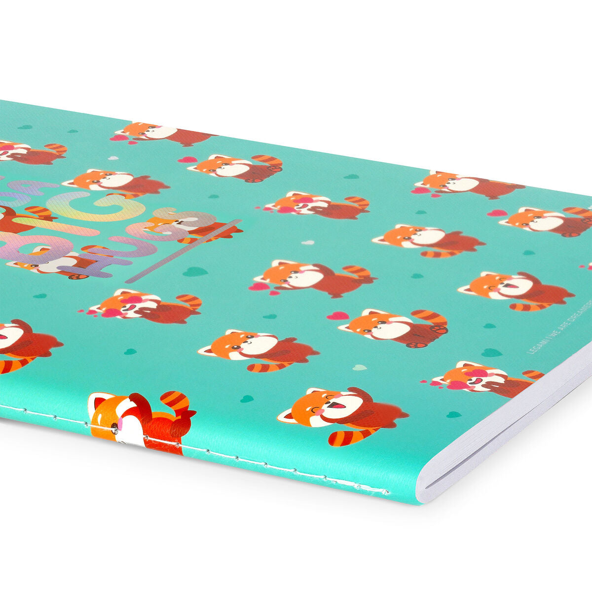Cahier Ligné B5 à Couverture Rigide Illustrée - Red Panda