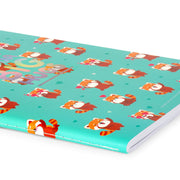 Cahier Ligné B5 à Couverture Rigide Illustrée - Red Panda