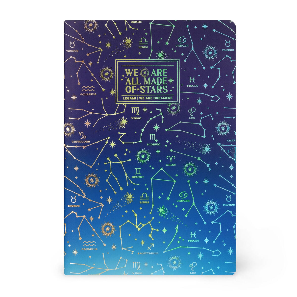 Cahier Ligné B5 à Couverture Rigide Illustré - Stars