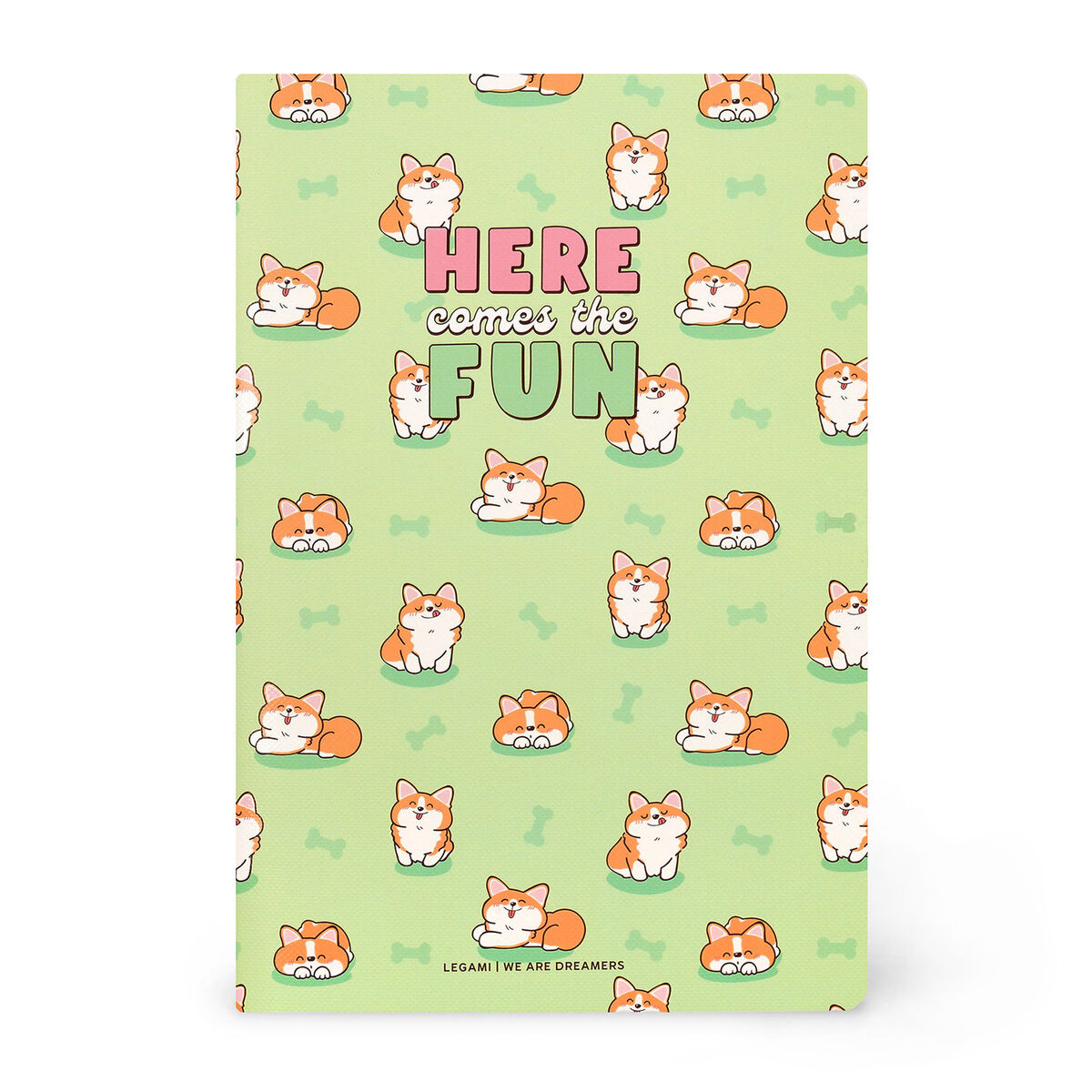 Cahier Ligné B5 à Couverture Rigide Illustré - Corgi