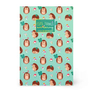 Cahier Ligné B5 à Couverture Rigide Illustré - Hedgehog
