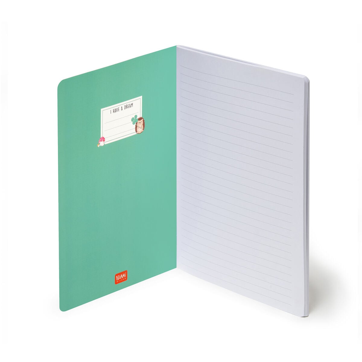 Cahier Ligné B5 à Couverture Rigide Illustrée - Hedgehog