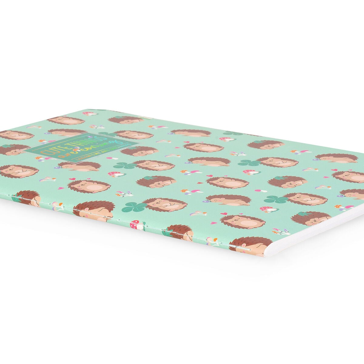 Cahier Ligné B5 à Couverture Rigide Illustrée - Hedgehog