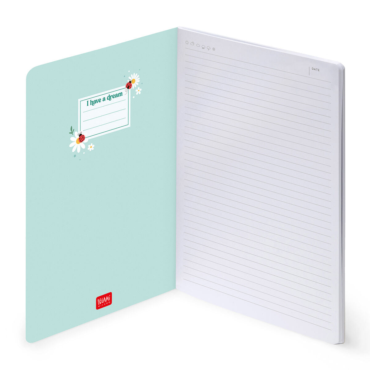 Cahier Ligné B5 à Couverture Rigide Illustrée - Ladybug