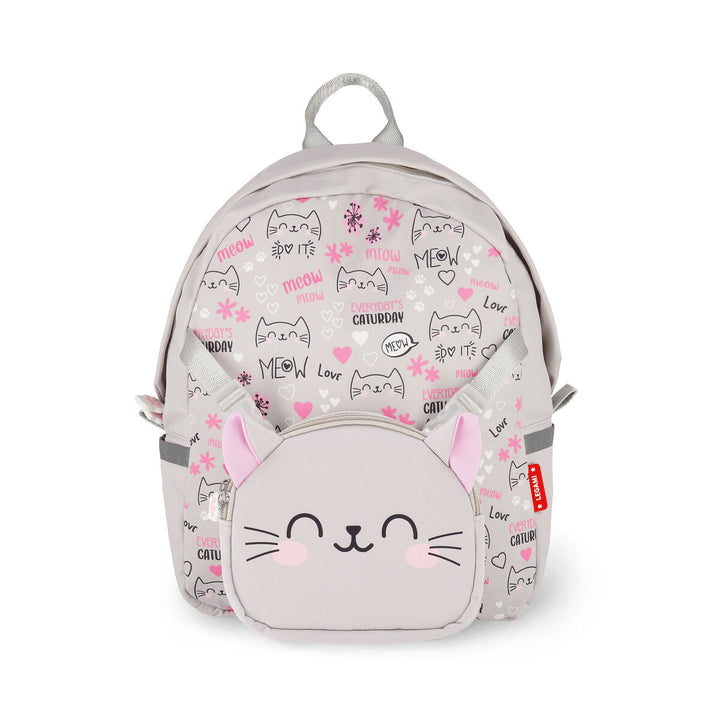 Sac à dos 2 en 1 avec Sac Frontal Amovible Kitty - So Mute!