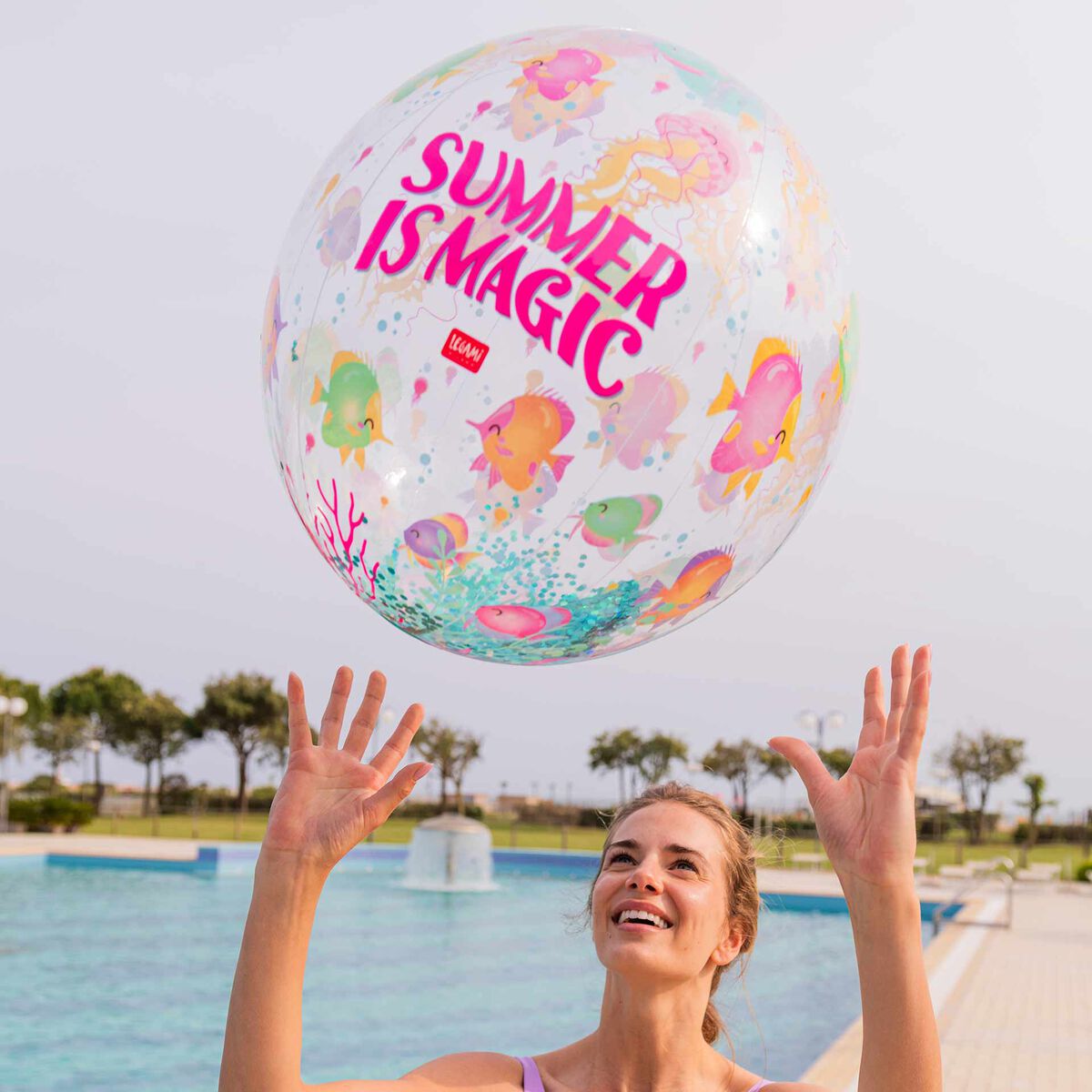 Ballon de Plage Gonflable Summer is Magic - Glitter Beach Ball