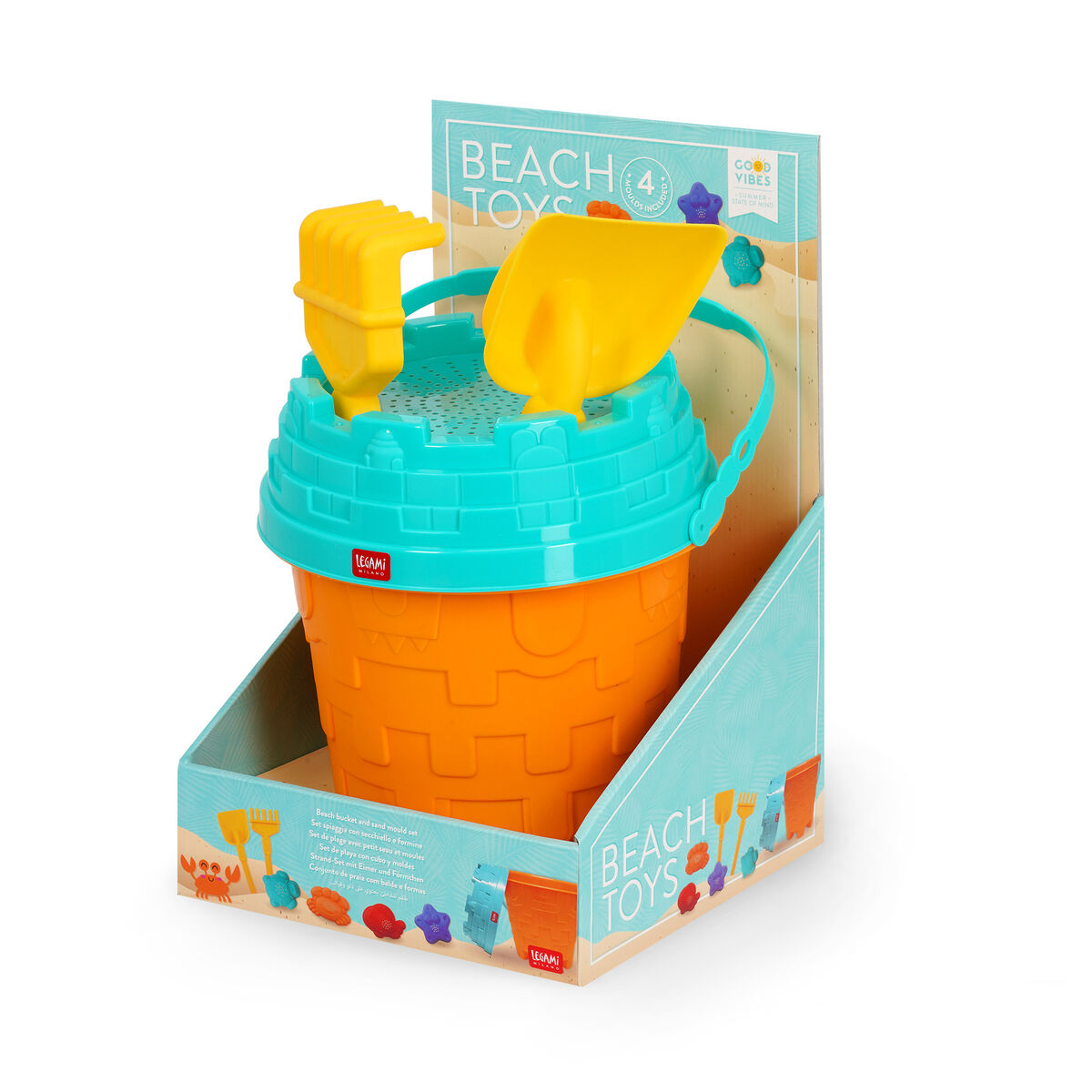 Set de Plage Avec Seau et Moules - Beach Toys