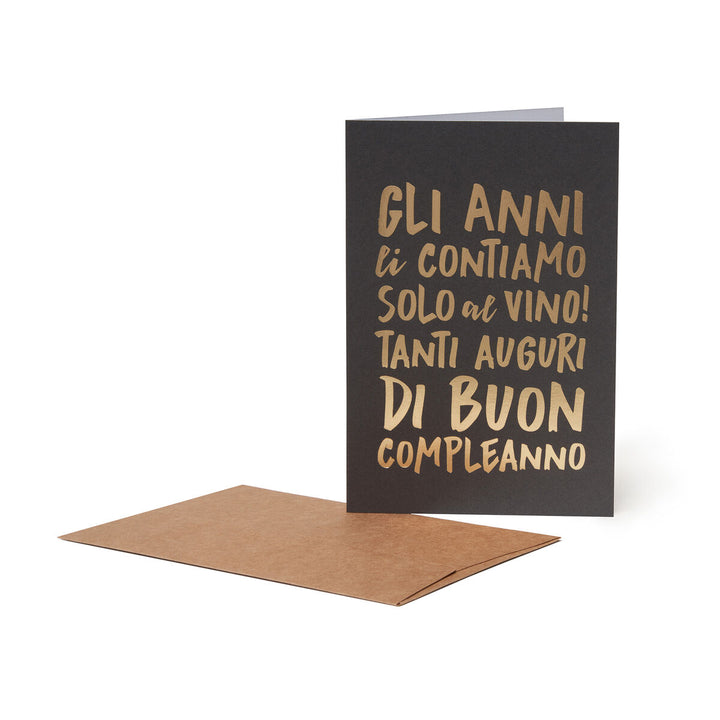 Carte d'Anniversaire - Vins d'amour