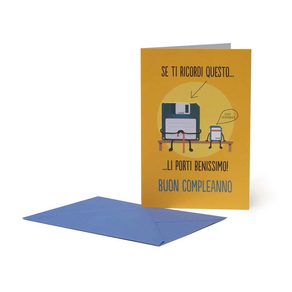 Carte d'Anniversaire - Disque Floppy