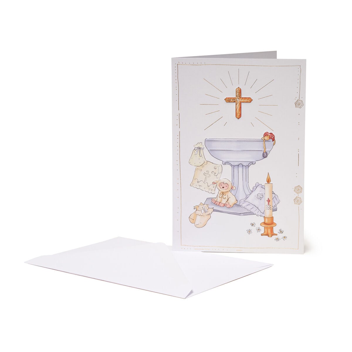 Carte de Vœux Baptême Christening - Carte de voeux