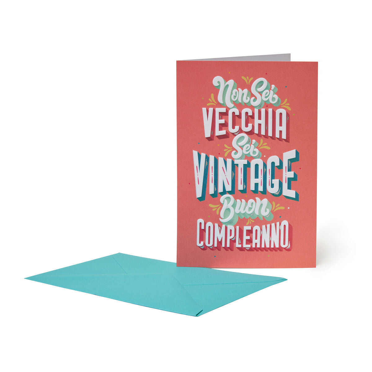 Carte de Vœux Anniversaire Vintage Femme - Greeting Card