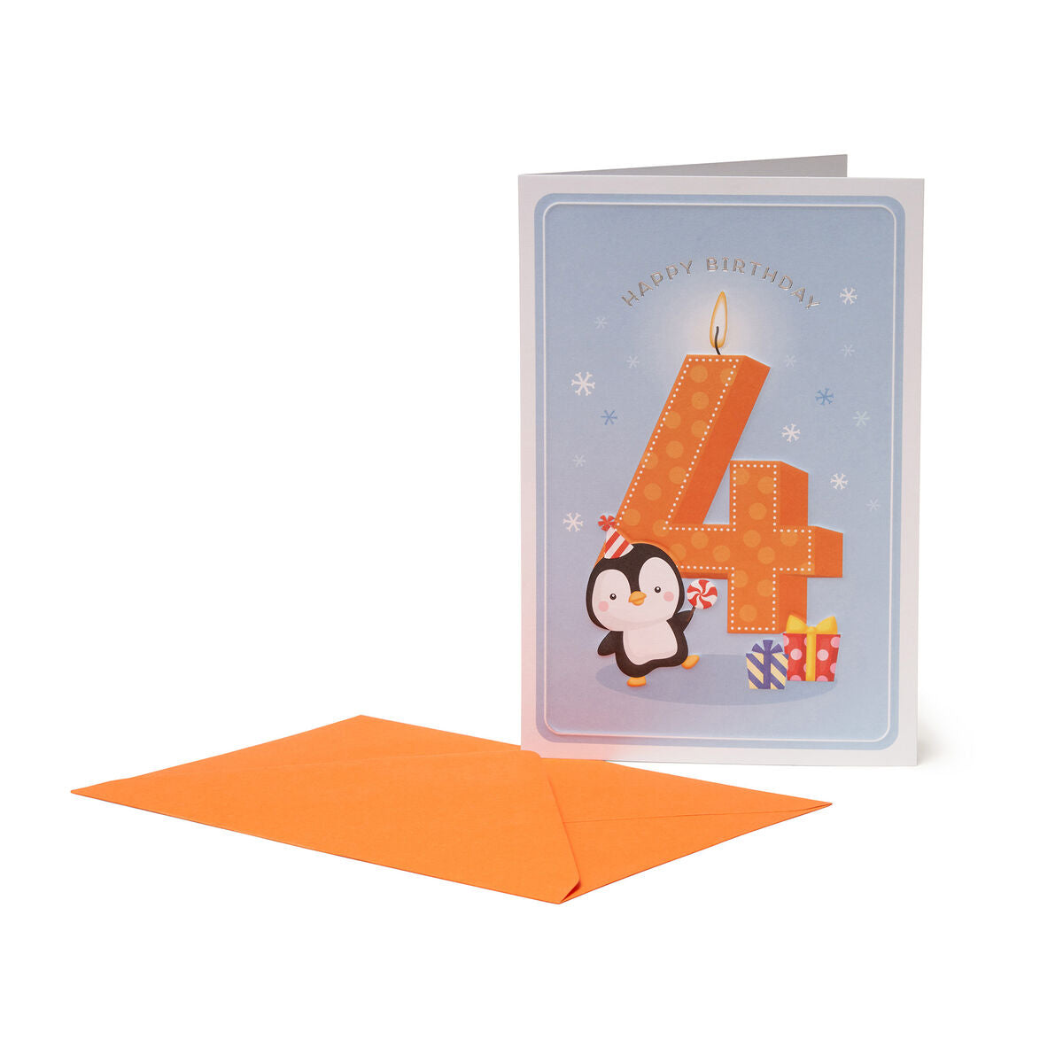 Carte de Vœux Anniversaire 4 ans - Garçon - Carte de voeux