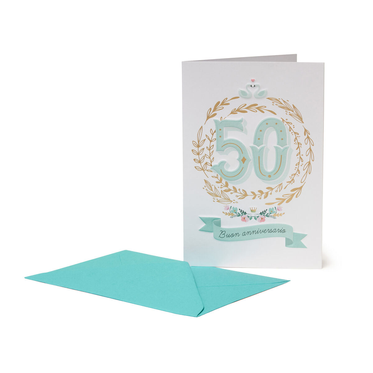 Carte de Vœux Mariage et Anniversaire 50 - Anniversaire - Carte de voeux