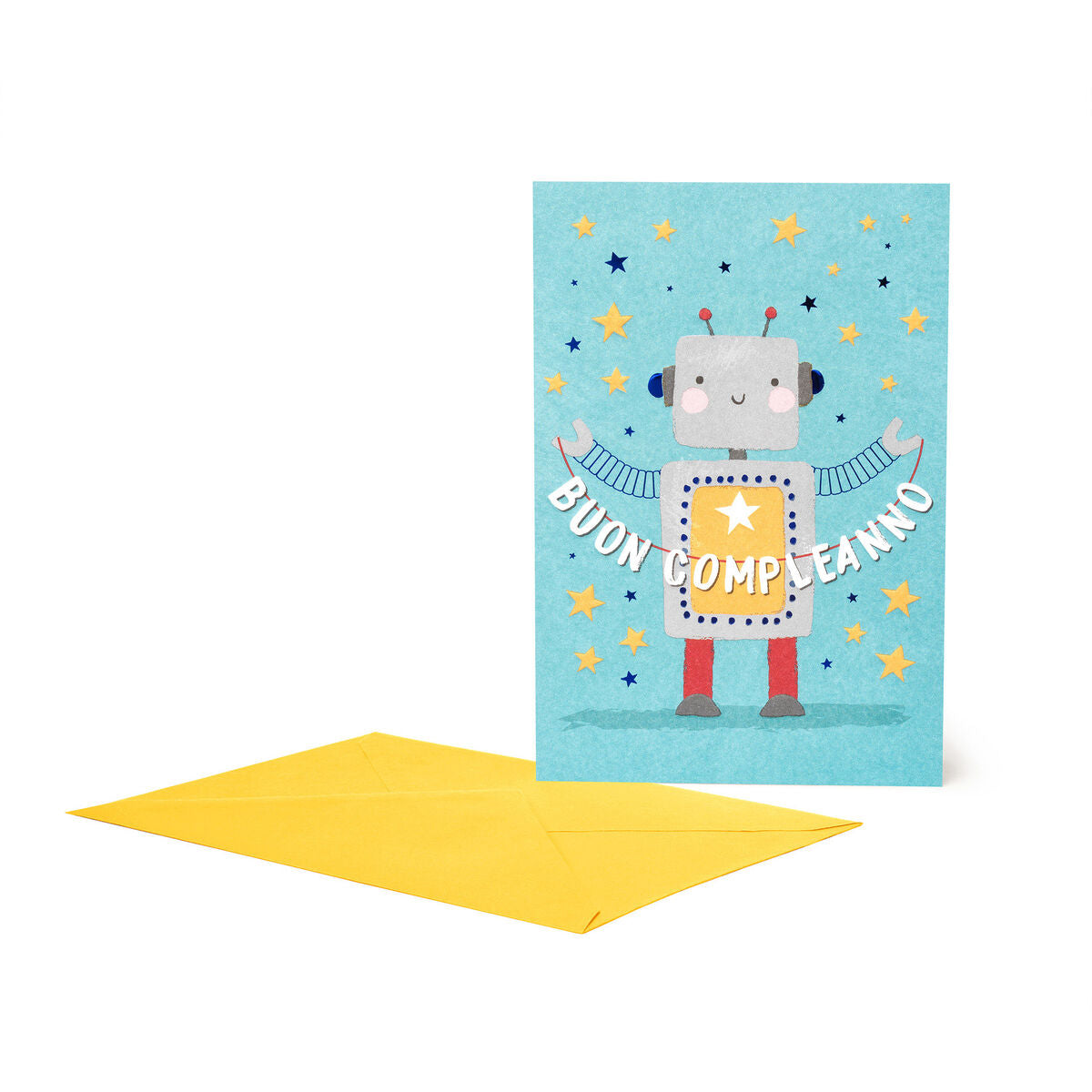 Carte d'Anniversaire - Robot