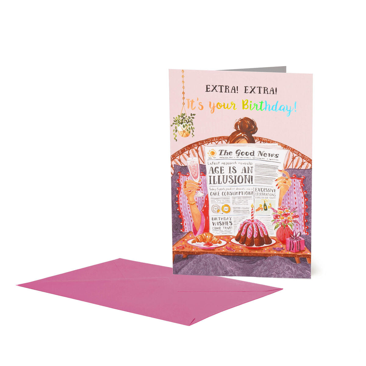 Carte d'anniversaire - Grande - Carte de voeux - Actualités