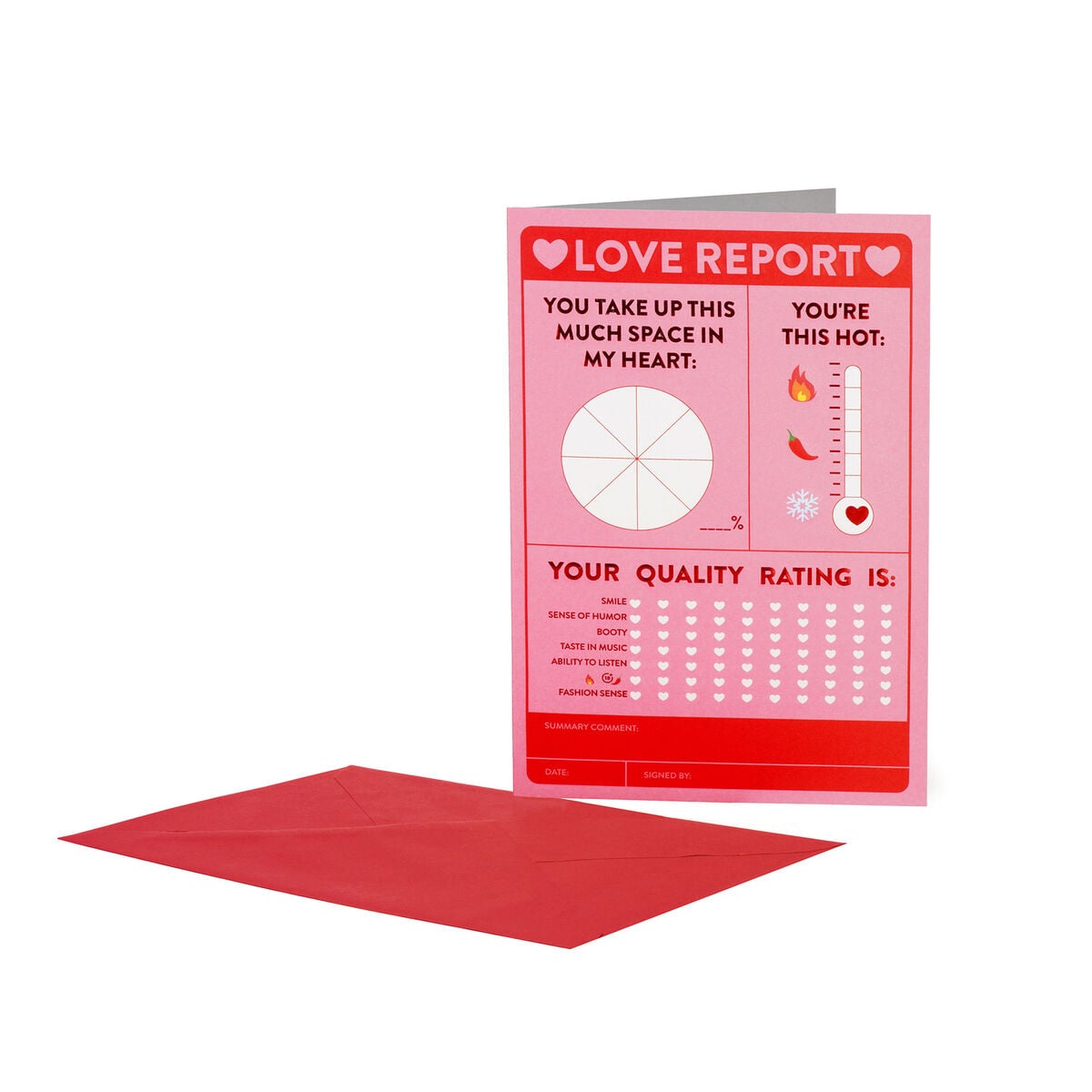 Carte de vœux - Large - Love&Friendship - Greeting Card - Love Report