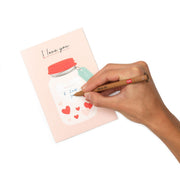 Carte de Vœux à Gratter I Love You - Heart - Scratch Off Card