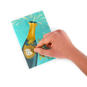Carte de Vœux à Gratter Anniversaire Happy Birthday - Bottle - Scratch Off Card