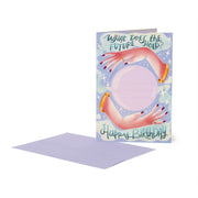 Carte de Vœux à Gratter Anniversaire Joyeux anniversaire - Balle en cristal - Scratch Off Card