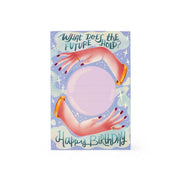 Carte de Vœux à Gratter Anniversaire Happy Birthday - Crystal Ball - Scratch Off Card