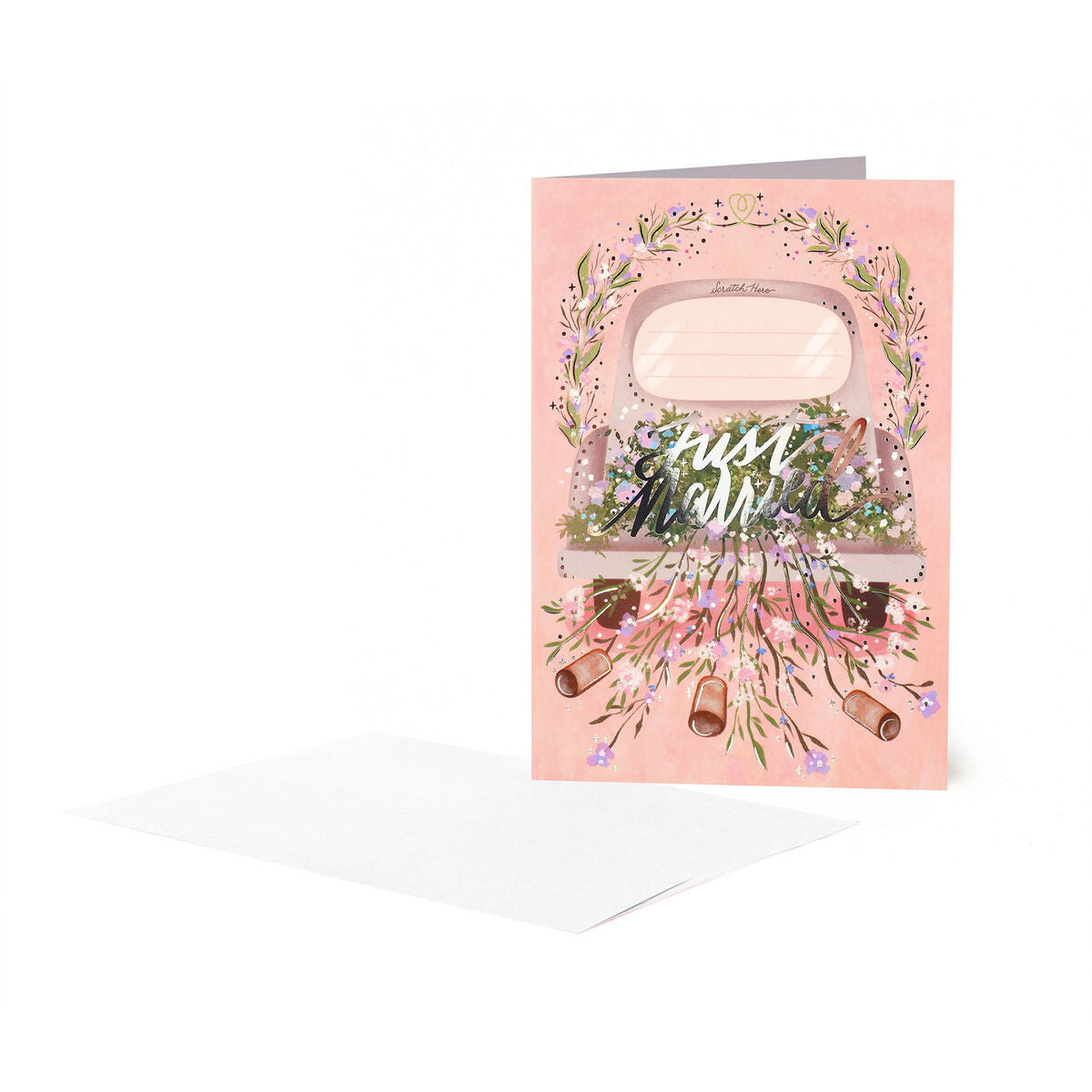 Carte de Vœux à Gratter - Mariage et anniversaire