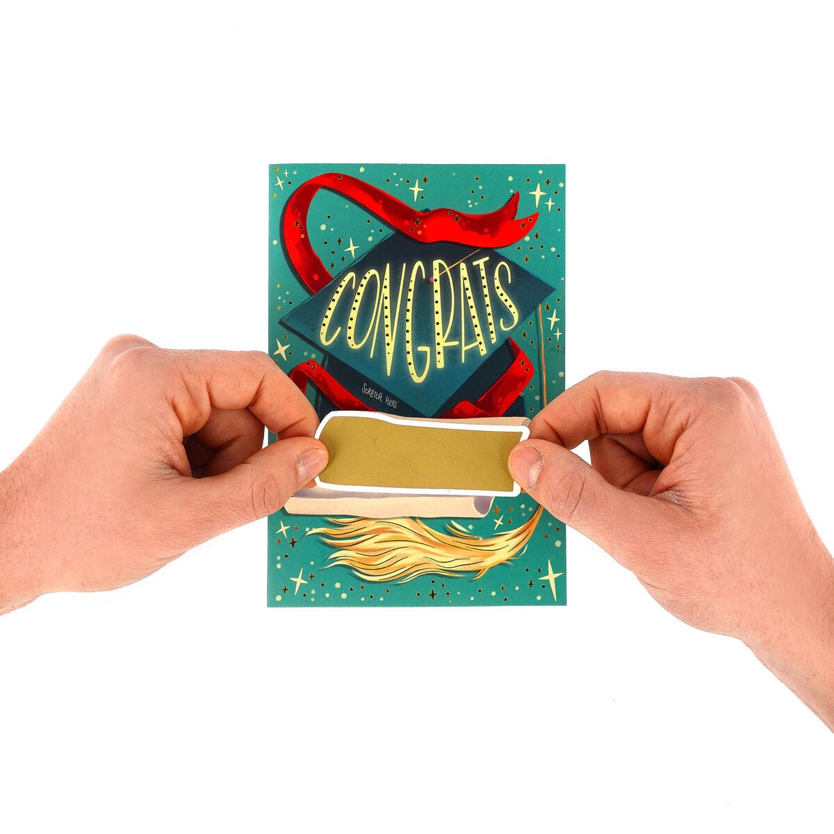 Carte de Vœux à Gratter - Graduation