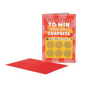 Carte de Vœux à Gratter Spicy - Scratch Off Card