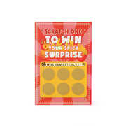 Carte de Vœux à Gratter Spicy - Scratch Off Card