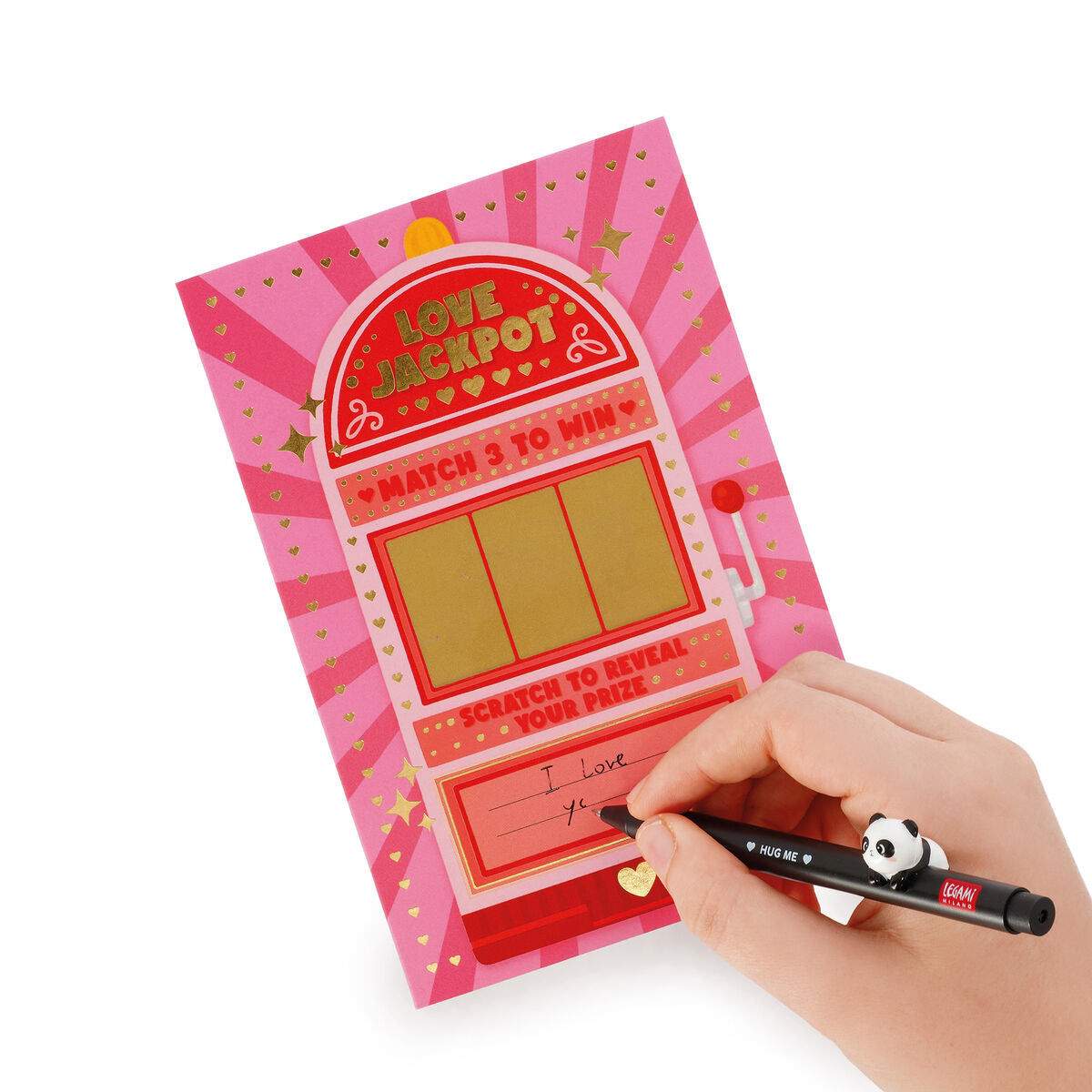 Carte de Vœux à Gratter - Love Jackpot