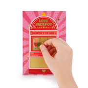 Carte de Vœux à Gratter - Love Jackpot