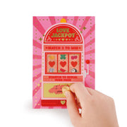 Carte de Vœux à Gratter - Love Jackpot